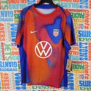 Nike US Soccer Pre Match Jersey Size L New With Tags 2024 Academy Pro USMNT